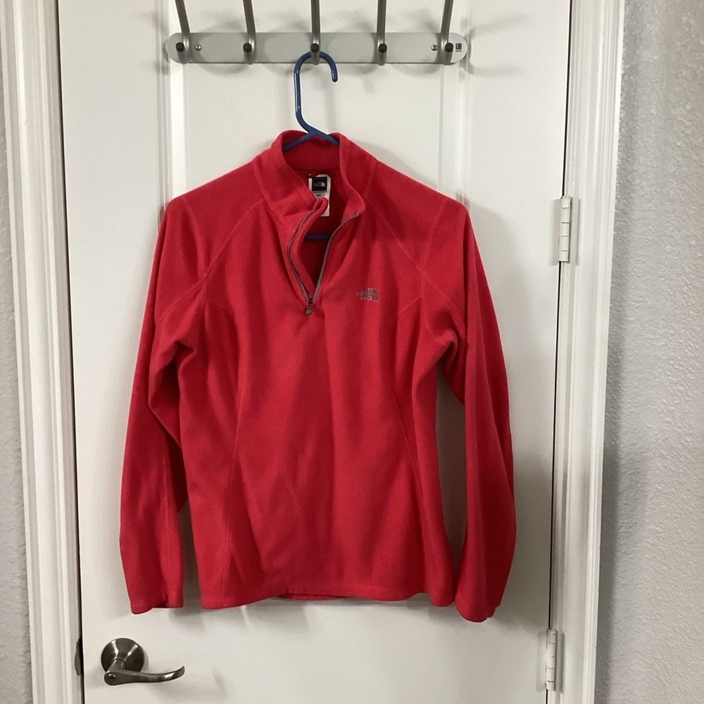 The North Face Red Women's Quarter-Zip Pullover